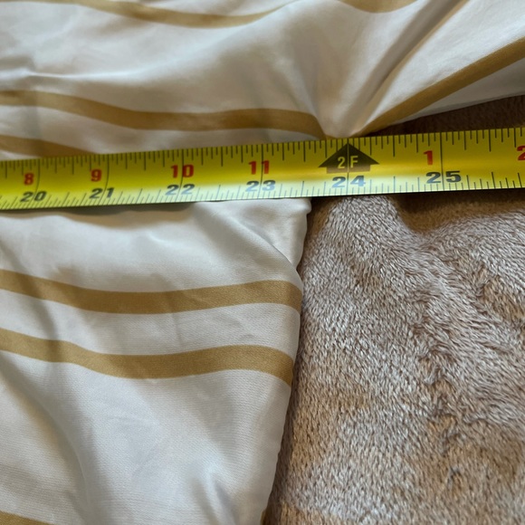 Anthropologie Guapa Kimono Gold Striped Blouse - Picture 11 of 11